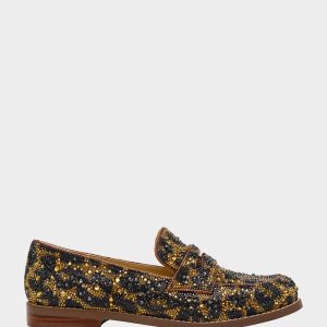 ARON LEOPARD Loafers