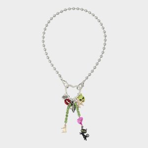 ALIEN PEARL PENDANT MULTI Women's Alien Charm Necklace