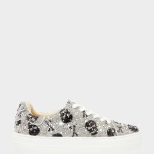 SIDNY SKULLS Rhinestone Sneaker