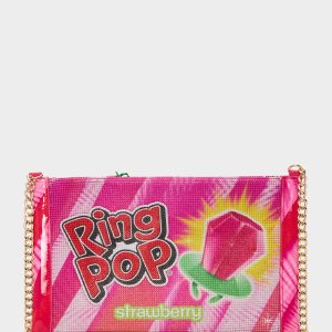 RING POP® PARTY POUCH PINK Women's Clutch Chain Strap Crossbody Handbag