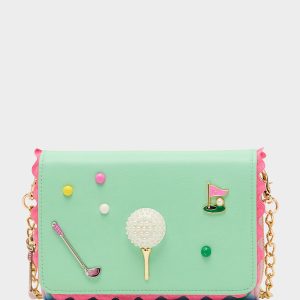 GONE CLUBBING WALLET ON CHAIN MULTI Golf Crossbody Women's Wallet Handbag