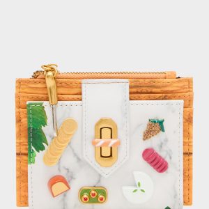 KITSCH CHAR-CUTE-ERIE BIFOLD WALLET MULTI Women's Food Themed Bifold Wallet
