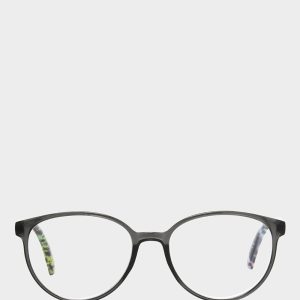 CAREFREE DAYS ROUND READING GLASSES LIGHT GREY Women's Round Grey Pastel Reading Glasses