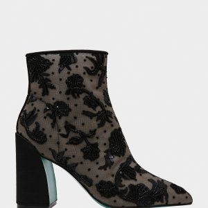 MERRI BLACK Mesh Bootie