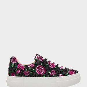SIDNY BLACK ROSE Women's Tennis Sneaker