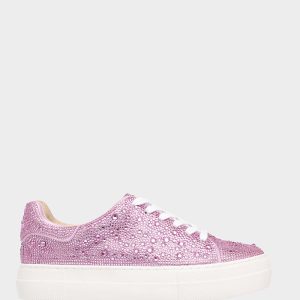 SIDNY LIGHT PINK Rhinestone Sneaker