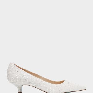 SCOUT PEARL Bridal Kitten Heel