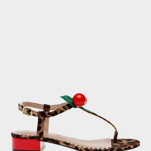 ASBURY LEOPARD Cherry Sandal